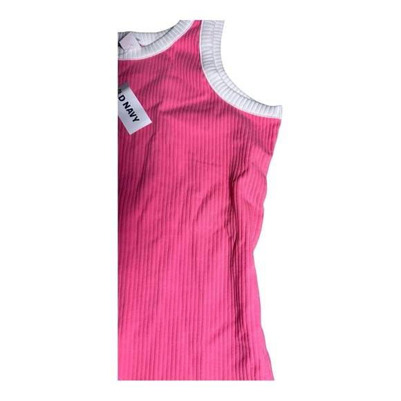 Old Navy Girls Ribbed Tank Dress Pink‎ Size L (10–12) – New - Picture 3 of 8